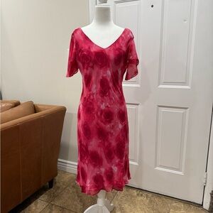 vintage donna ricco new york y2k asymmetrical dress 2000s